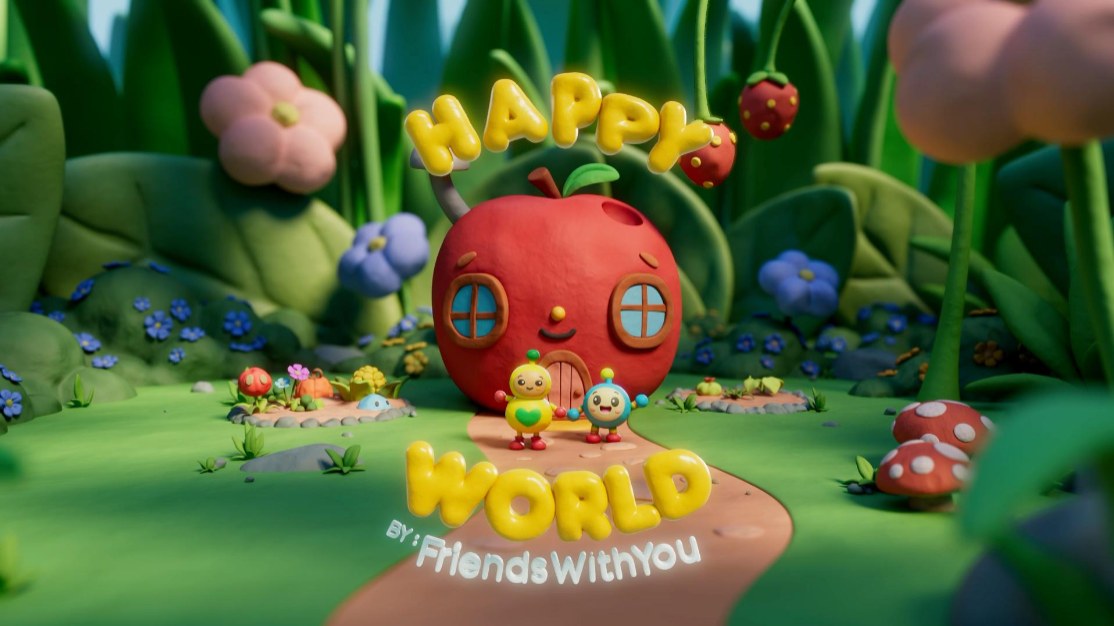 Happy World by FriendsWithYou title card
